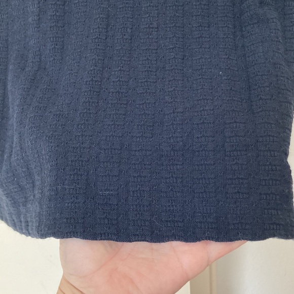 Anthropologie top Pilcro navy and off white 3/4 sleeve very retro inspired NWOT - Picture 7 of 8